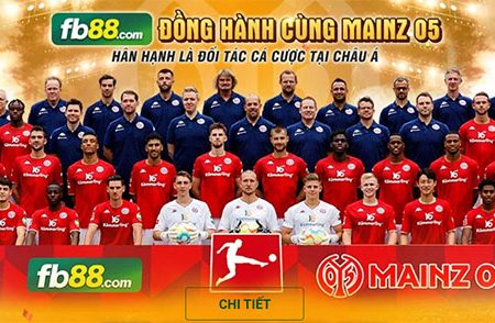 FB88 hợp tác CLB Mainz 05 – Chiến lược quảng bá thương hiệu